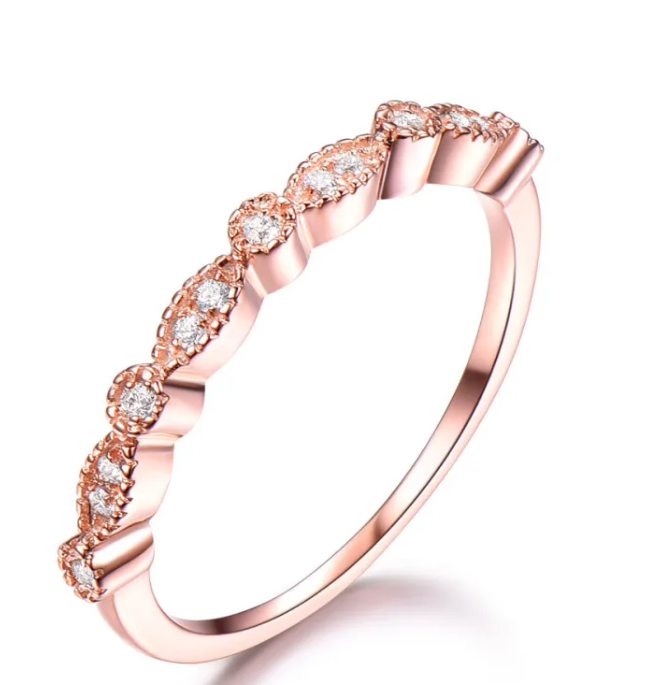 Crystal Eternity Band | 925 Sterling Silver